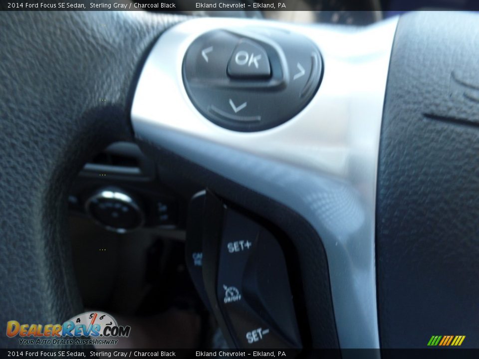 2014 Ford Focus SE Sedan Sterling Gray / Charcoal Black Photo #17