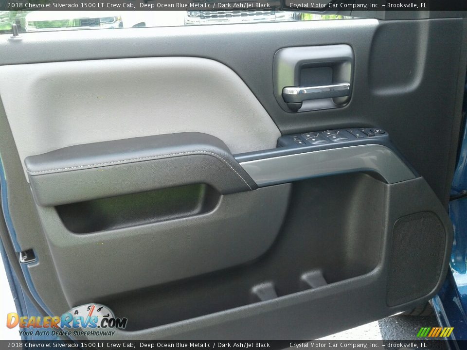 2018 Chevrolet Silverado 1500 LT Crew Cab Deep Ocean Blue Metallic / Dark Ash/Jet Black Photo #17