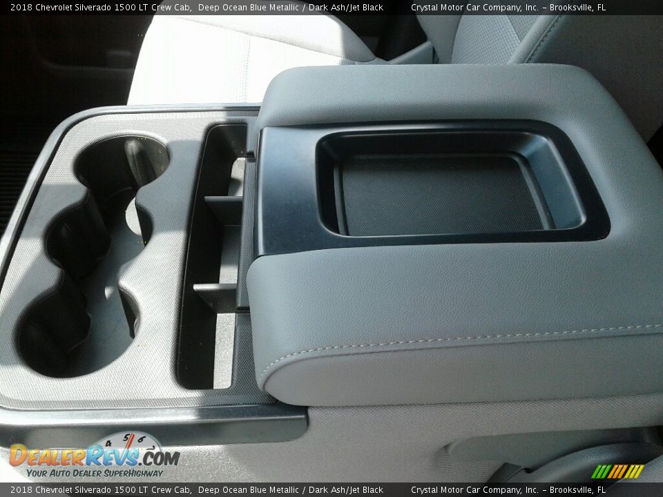 2018 Chevrolet Silverado 1500 LT Crew Cab Deep Ocean Blue Metallic / Dark Ash/Jet Black Photo #18