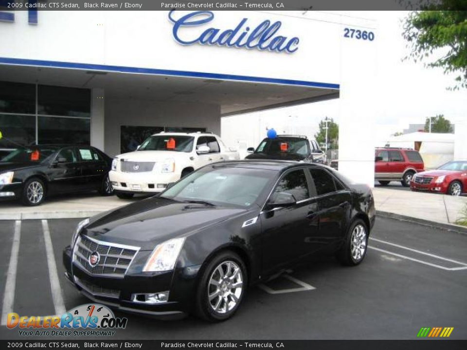 2009 Cadillac CTS Sedan Black Raven / Ebony Photo #1