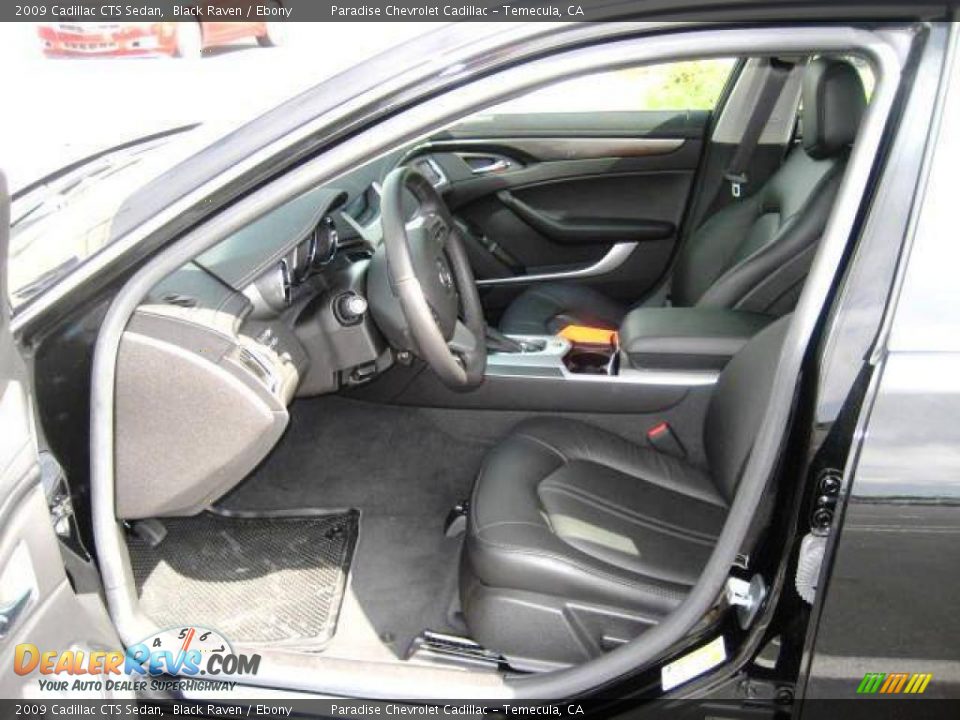 2009 Cadillac CTS Sedan Black Raven / Ebony Photo #4