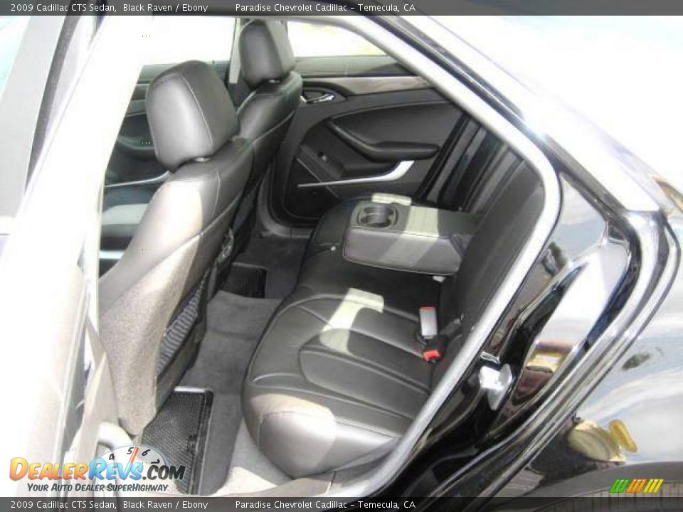 2009 Cadillac CTS Sedan Black Raven / Ebony Photo #5