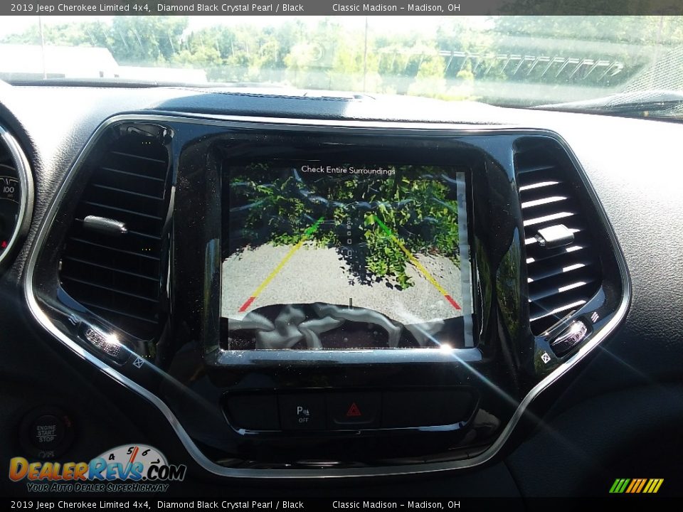 2019 Jeep Cherokee Limited 4x4 Diamond Black Crystal Pearl / Black Photo #9