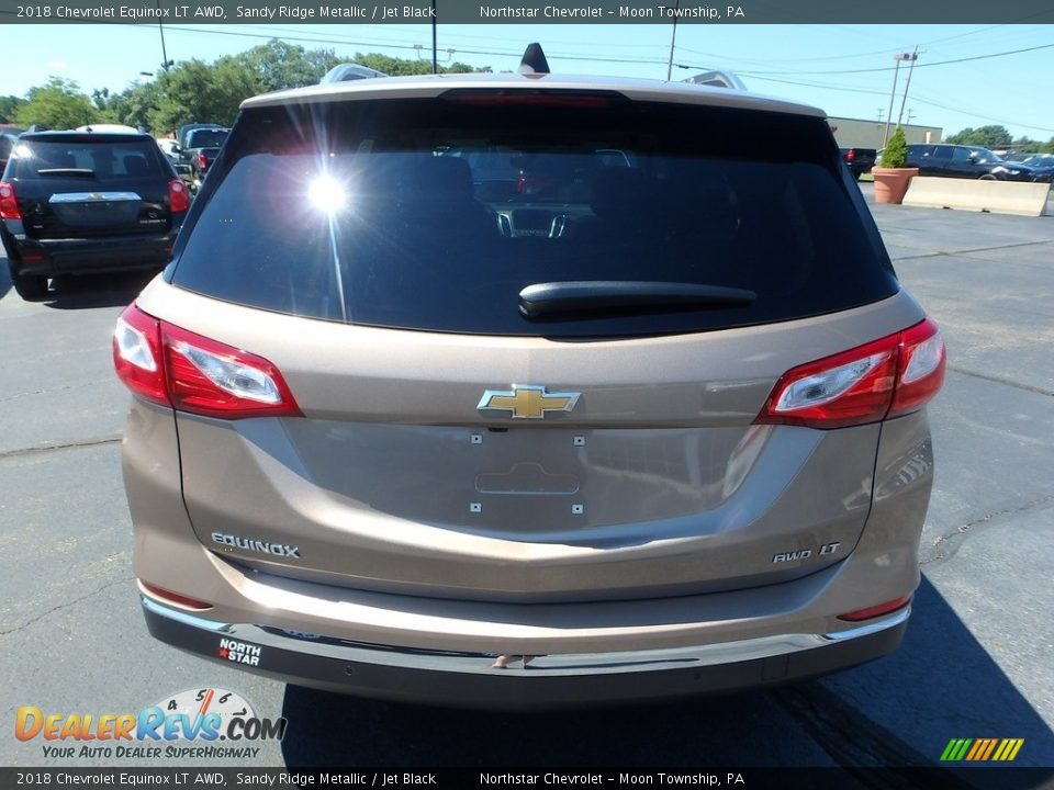 2018 Chevrolet Equinox LT AWD Sandy Ridge Metallic / Jet Black Photo #4
