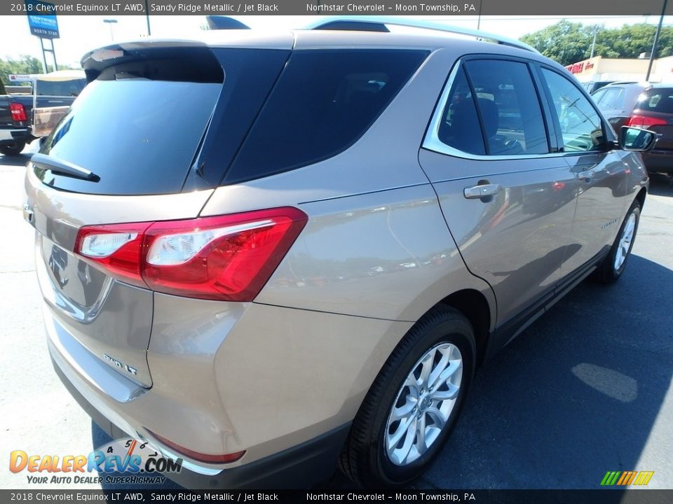 2018 Chevrolet Equinox LT AWD Sandy Ridge Metallic / Jet Black Photo #6