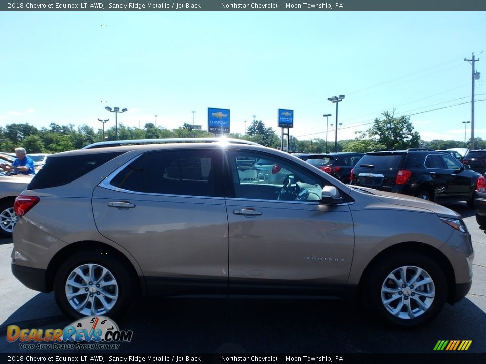 2018 Chevrolet Equinox LT AWD Sandy Ridge Metallic / Jet Black Photo #7