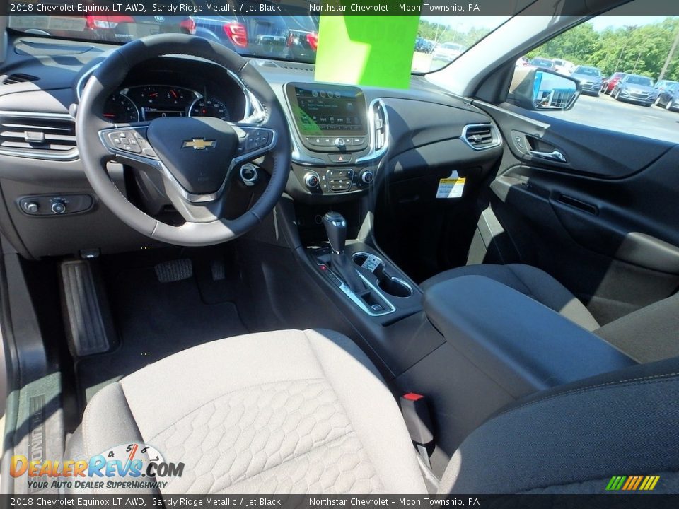 2018 Chevrolet Equinox LT AWD Sandy Ridge Metallic / Jet Black Photo #12