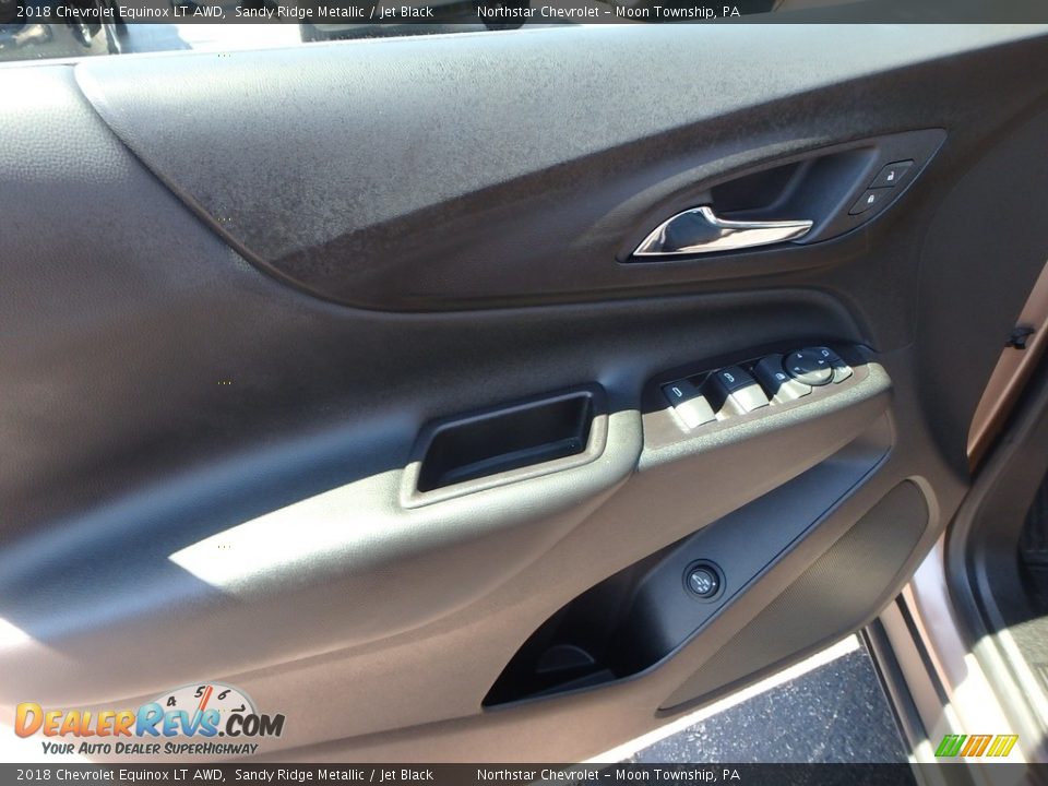 2018 Chevrolet Equinox LT AWD Sandy Ridge Metallic / Jet Black Photo #13
