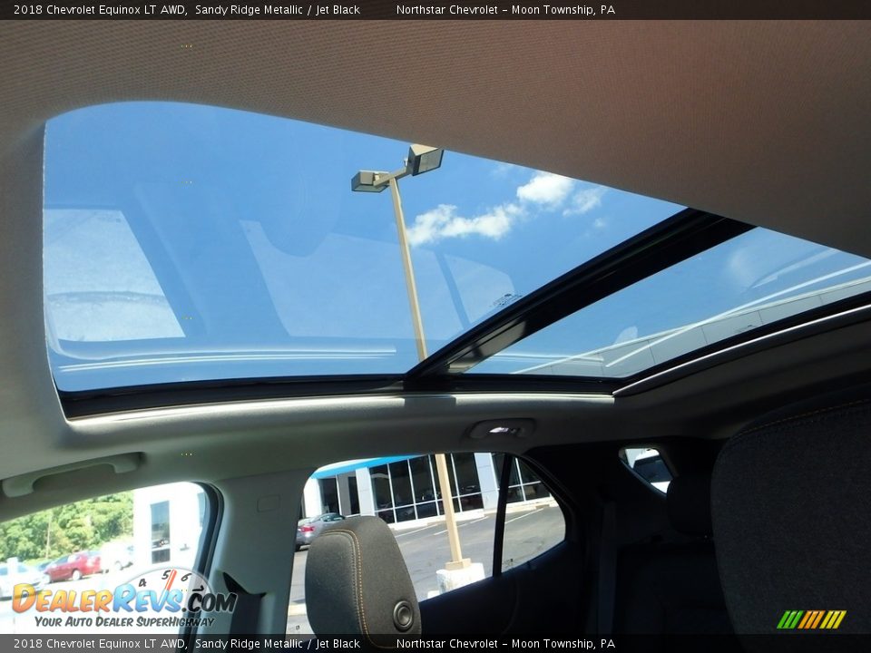 2018 Chevrolet Equinox LT AWD Sandy Ridge Metallic / Jet Black Photo #15