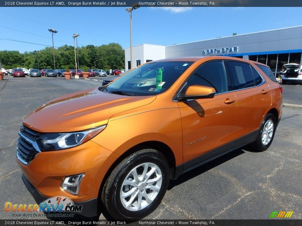2018 Chevrolet Equinox LT AWD Orange Burst Metallic / Jet Black Photo #1