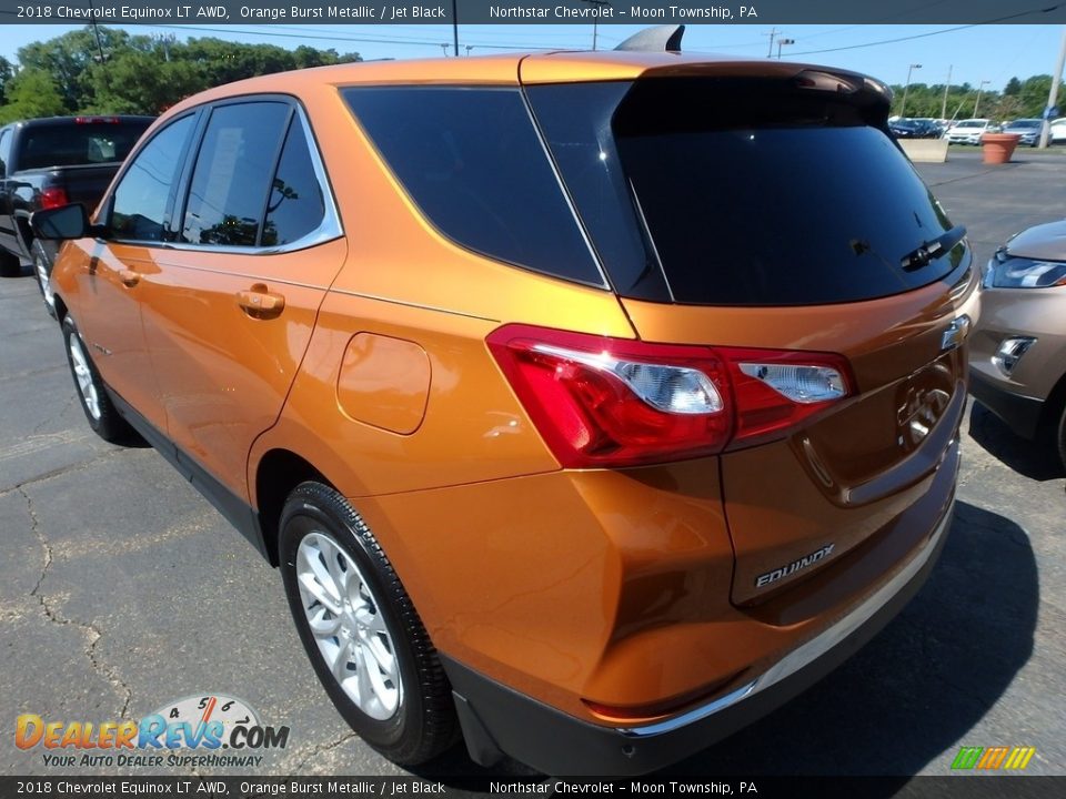 2018 Chevrolet Equinox LT AWD Orange Burst Metallic / Jet Black Photo #3