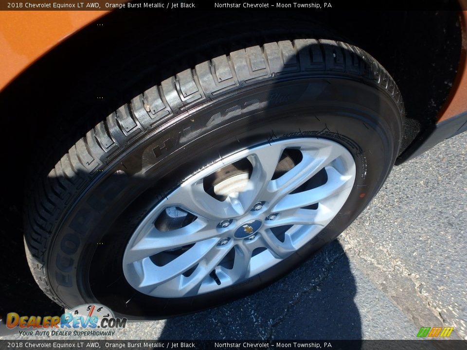 2018 Chevrolet Equinox LT AWD Orange Burst Metallic / Jet Black Photo #10