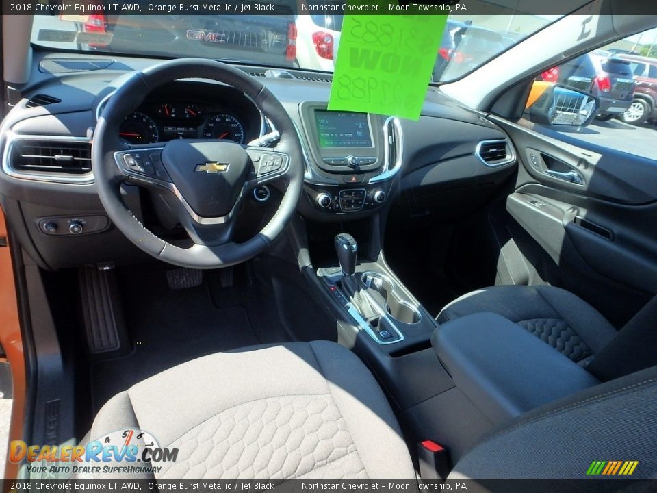 2018 Chevrolet Equinox LT AWD Orange Burst Metallic / Jet Black Photo #13