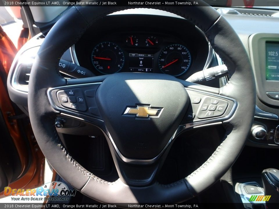 2018 Chevrolet Equinox LT AWD Orange Burst Metallic / Jet Black Photo #16