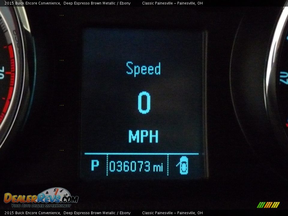 2015 Buick Encore Convenience Deep Espresso Brown Metallic / Ebony Photo #14