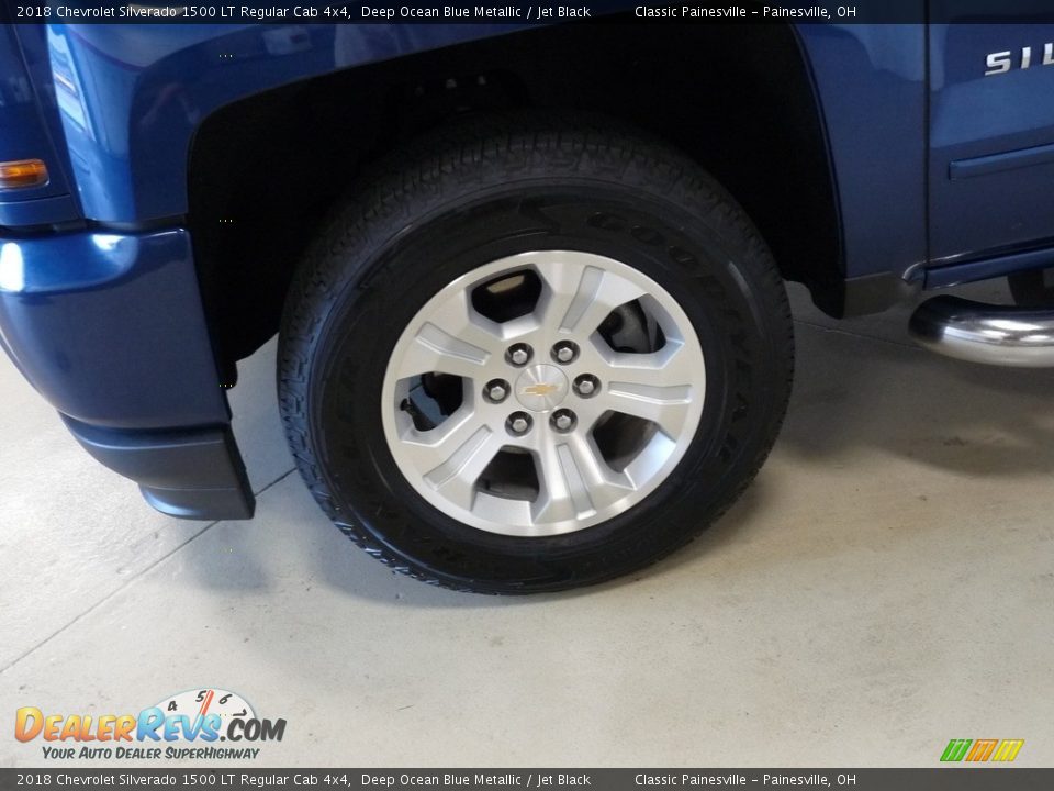 2018 Chevrolet Silverado 1500 LT Regular Cab 4x4 Deep Ocean Blue Metallic / Jet Black Photo #5