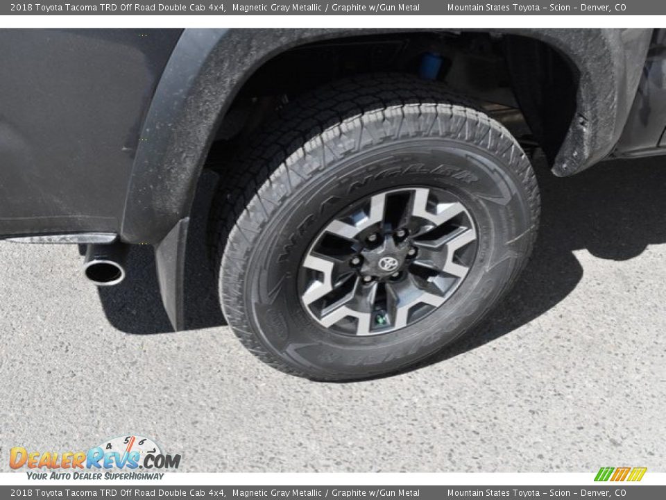 2018 Toyota Tacoma TRD Off Road Double Cab 4x4 Magnetic Gray Metallic / Graphite w/Gun Metal Photo #34