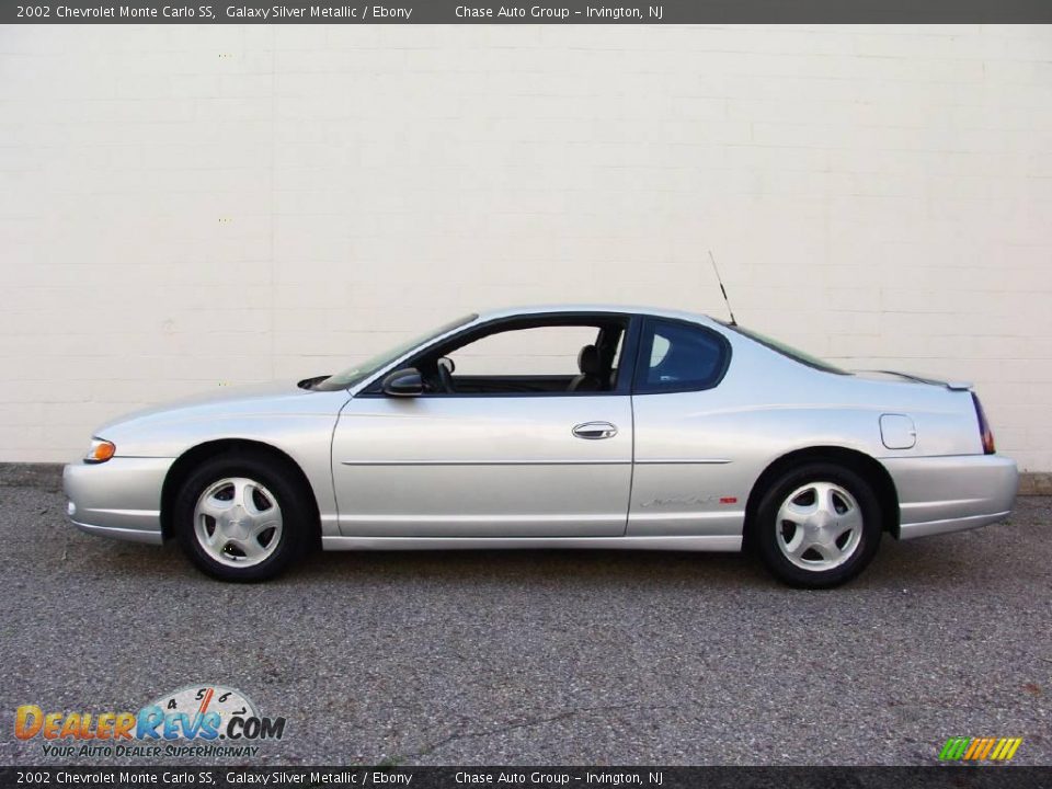 2002 Chevrolet Monte Carlo SS Galaxy Silver Metallic / Ebony Photo #3