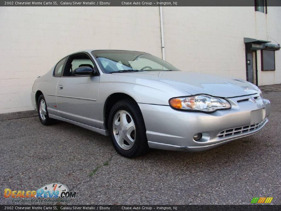 2002 Chevrolet Monte Carlo SS Galaxy Silver Metallic / Ebony Photo #7