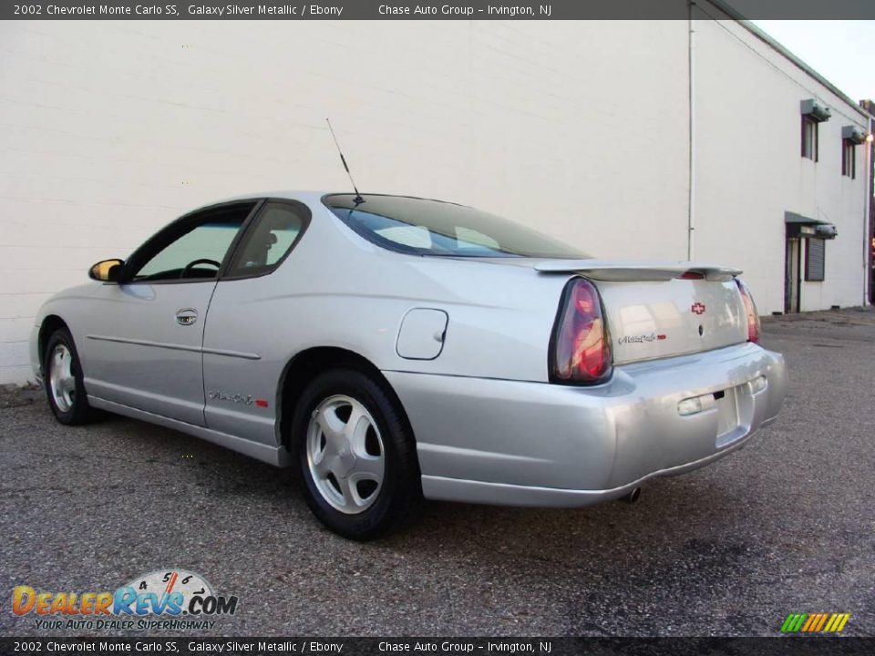 2002 Chevrolet Monte Carlo SS Galaxy Silver Metallic / Ebony Photo #10