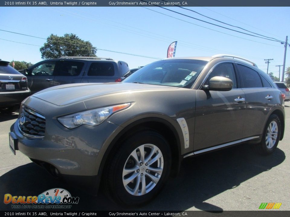2010 Infiniti FX 35 AWD Umbria Twilight / Graphite Photo #3