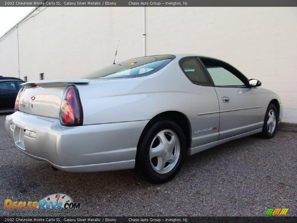 2002 Chevrolet Monte Carlo SS Galaxy Silver Metallic / Ebony Photo #11