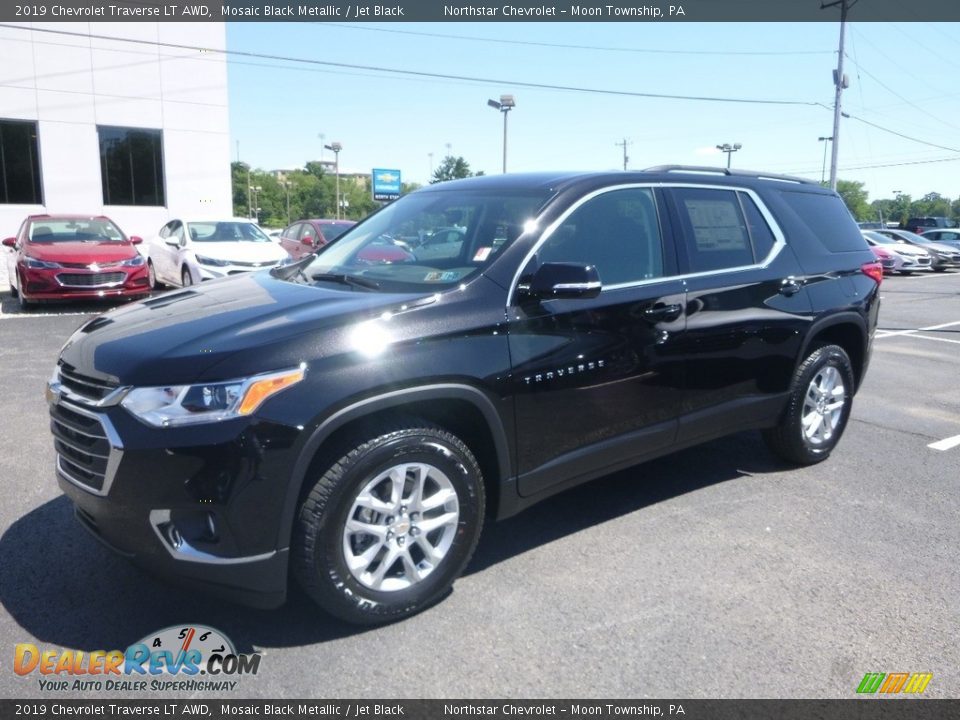 2019 Chevrolet Traverse LT AWD Mosaic Black Metallic / Jet Black Photo #1