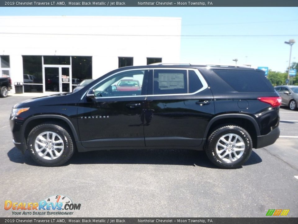2019 Chevrolet Traverse LT AWD Mosaic Black Metallic / Jet Black Photo #2