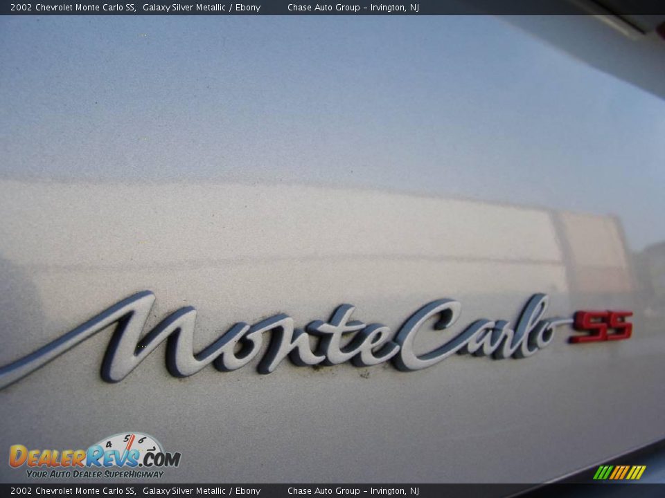 2002 Chevrolet Monte Carlo SS Galaxy Silver Metallic / Ebony Photo #12