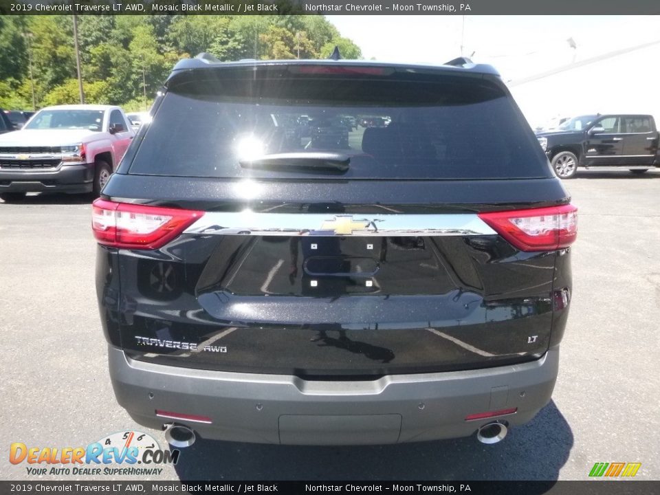 2019 Chevrolet Traverse LT AWD Mosaic Black Metallic / Jet Black Photo #4