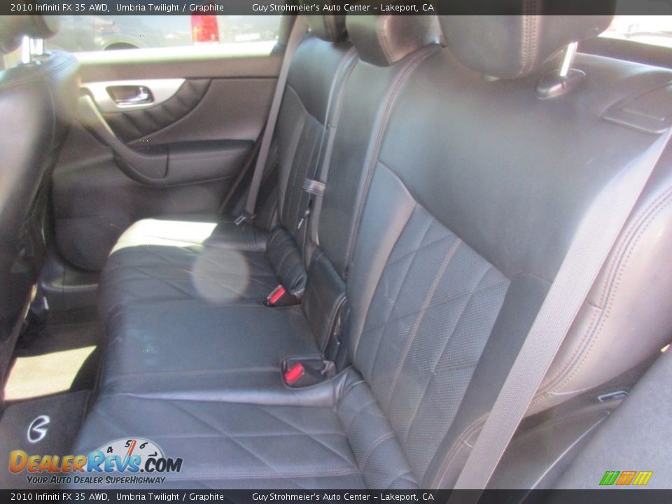 2010 Infiniti FX 35 AWD Umbria Twilight / Graphite Photo #9
