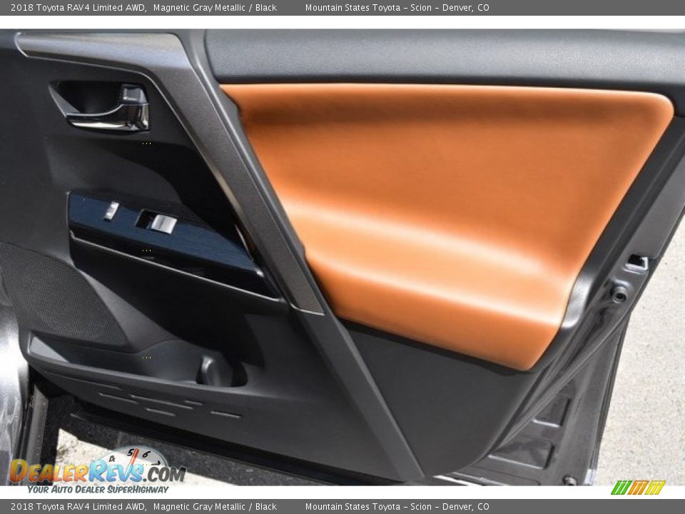 2018 Toyota RAV4 Limited AWD Magnetic Gray Metallic / Black Photo #22