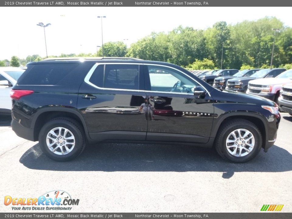 2019 Chevrolet Traverse LT AWD Mosaic Black Metallic / Jet Black Photo #6