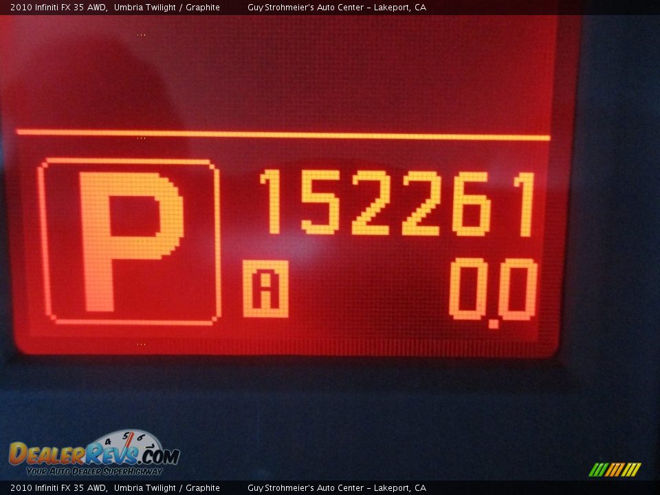 2010 Infiniti FX 35 AWD Umbria Twilight / Graphite Photo #11