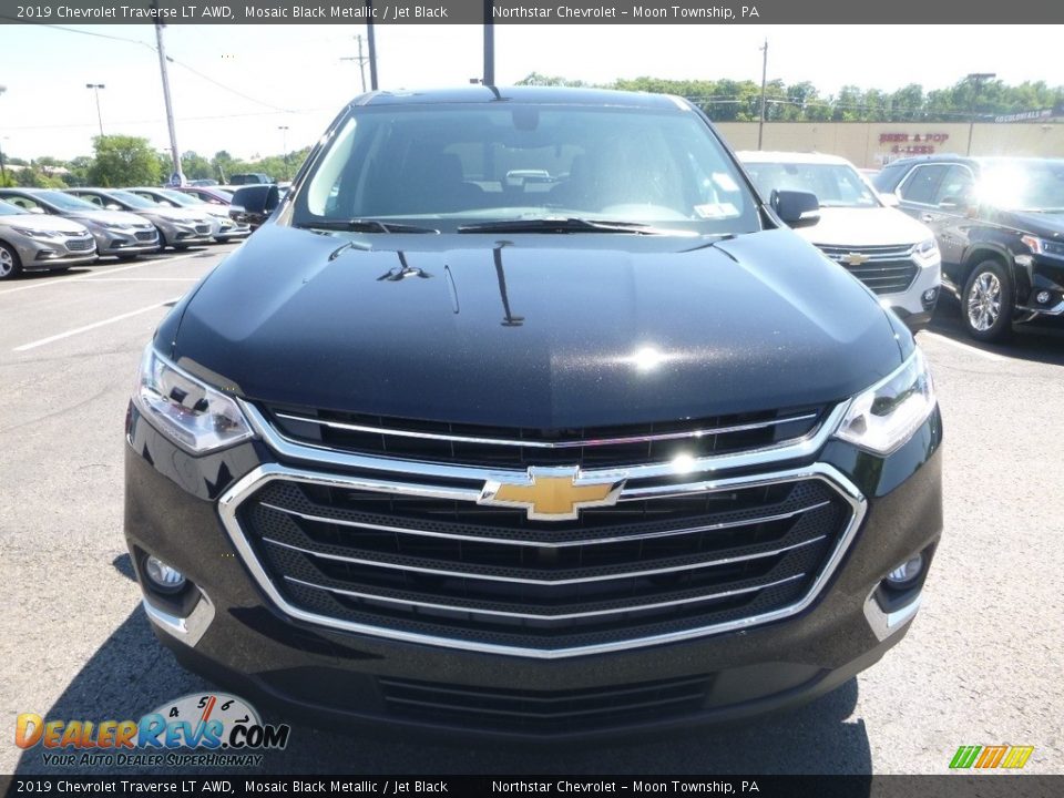 2019 Chevrolet Traverse LT AWD Mosaic Black Metallic / Jet Black Photo #8