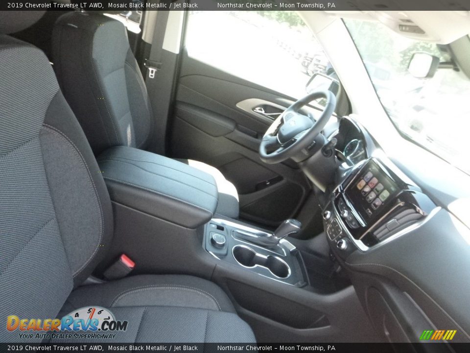 2019 Chevrolet Traverse LT AWD Mosaic Black Metallic / Jet Black Photo #10