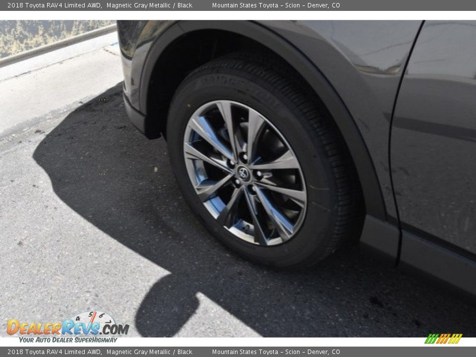 2018 Toyota RAV4 Limited AWD Magnetic Gray Metallic / Black Photo #33