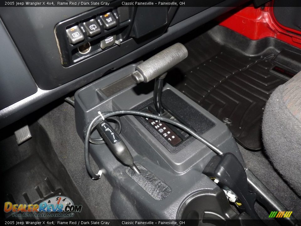 2005 Jeep Wrangler X 4x4 Flame Red / Dark Slate Gray Photo #12