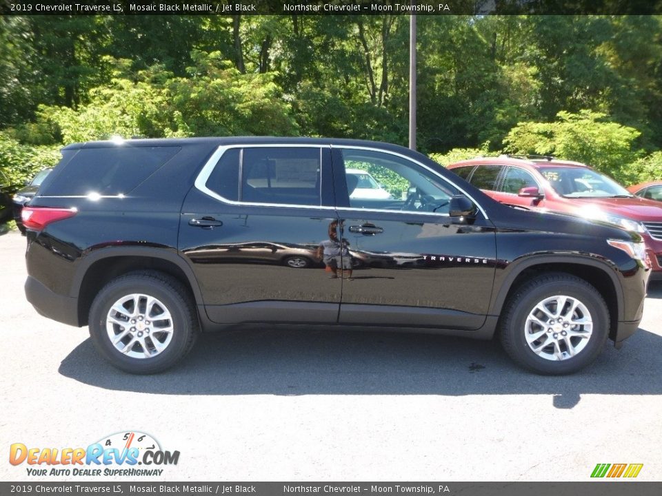 2019 Chevrolet Traverse LS Mosaic Black Metallic / Jet Black Photo #6