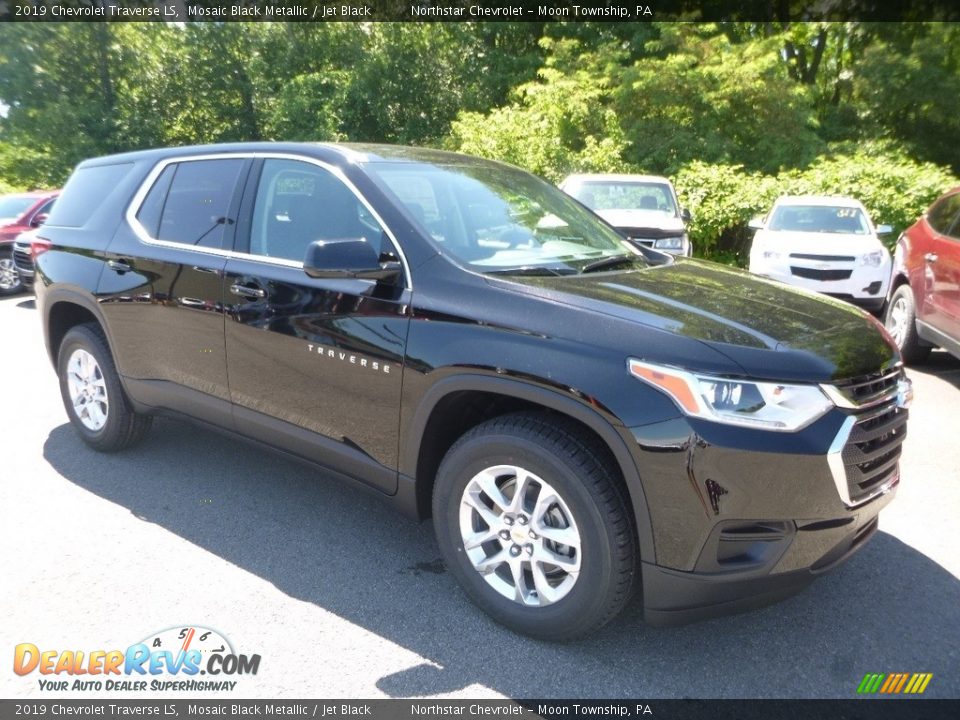 2019 Chevrolet Traverse LS Mosaic Black Metallic / Jet Black Photo #7