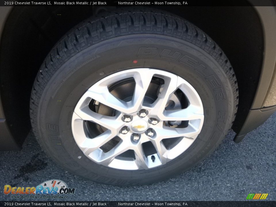 2019 Chevrolet Traverse LS Mosaic Black Metallic / Jet Black Photo #9