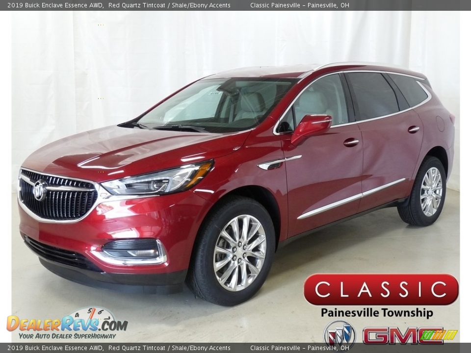 2019 Buick Enclave Essence AWD Red Quartz Tintcoat / Shale/Ebony Accents Photo #1