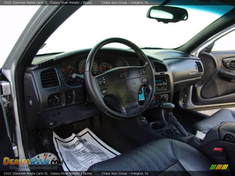 2002 Chevrolet Monte Carlo SS Galaxy Silver Metallic / Ebony Photo #22