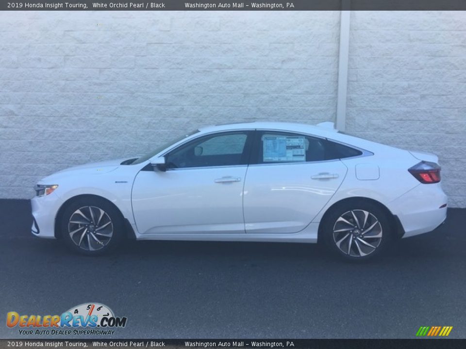 2019 Honda Insight Touring White Orchid Pearl / Black Photo #8