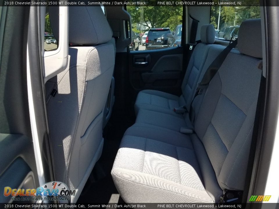 2018 Chevrolet Silverado 1500 WT Double Cab Summit White / Dark Ash/Jet Black Photo #6