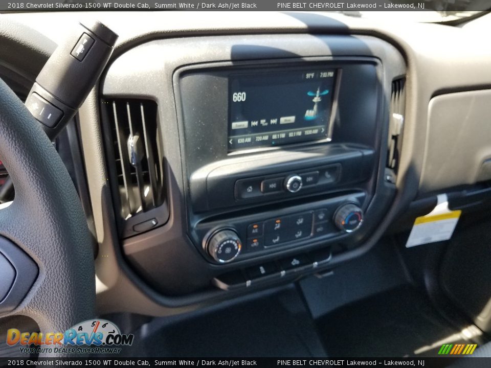 2018 Chevrolet Silverado 1500 WT Double Cab Summit White / Dark Ash/Jet Black Photo #10