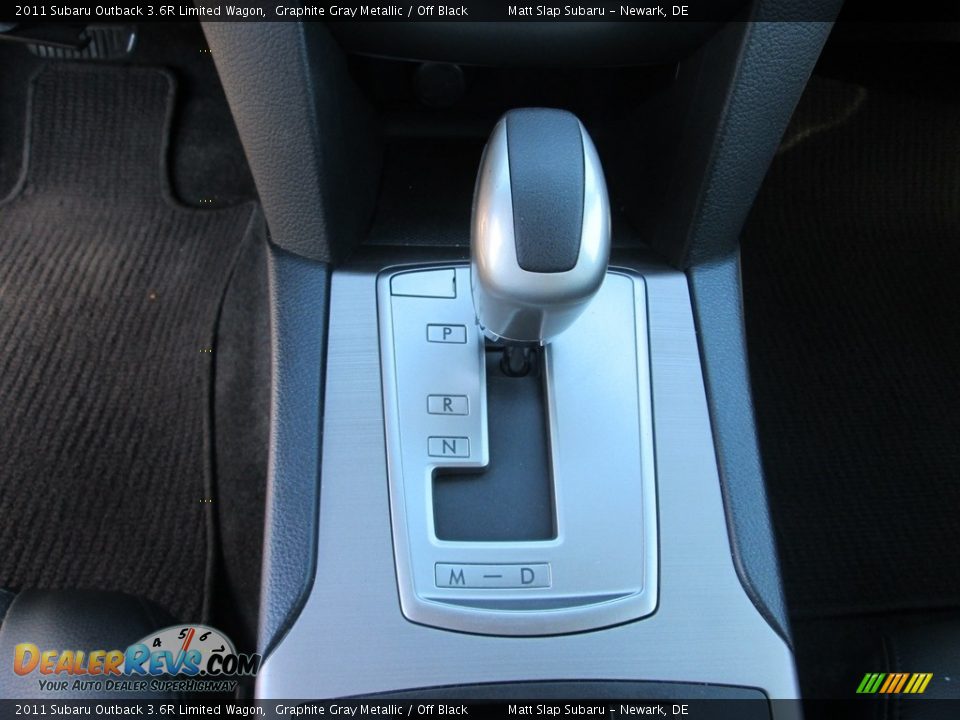 2011 Subaru Outback 3.6R Limited Wagon Graphite Gray Metallic / Off Black Photo #27