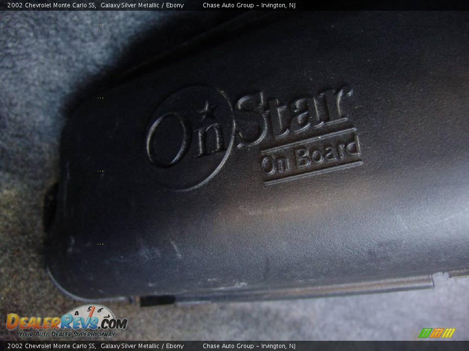 2002 Chevrolet Monte Carlo SS Galaxy Silver Metallic / Ebony Photo #31