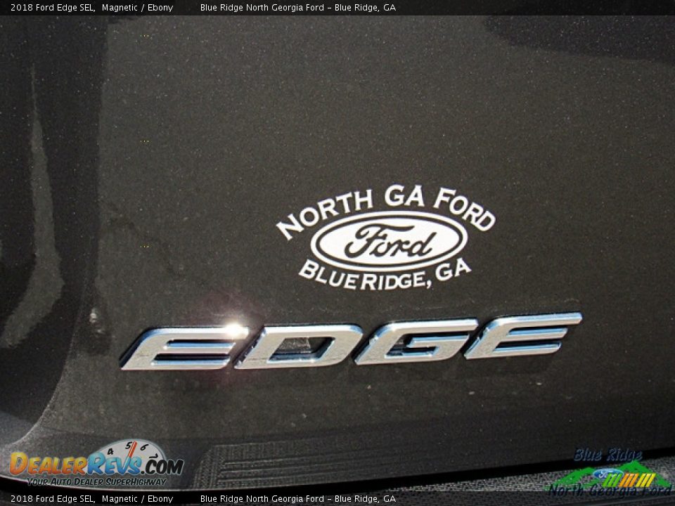 2018 Ford Edge SEL Magnetic / Ebony Photo #34