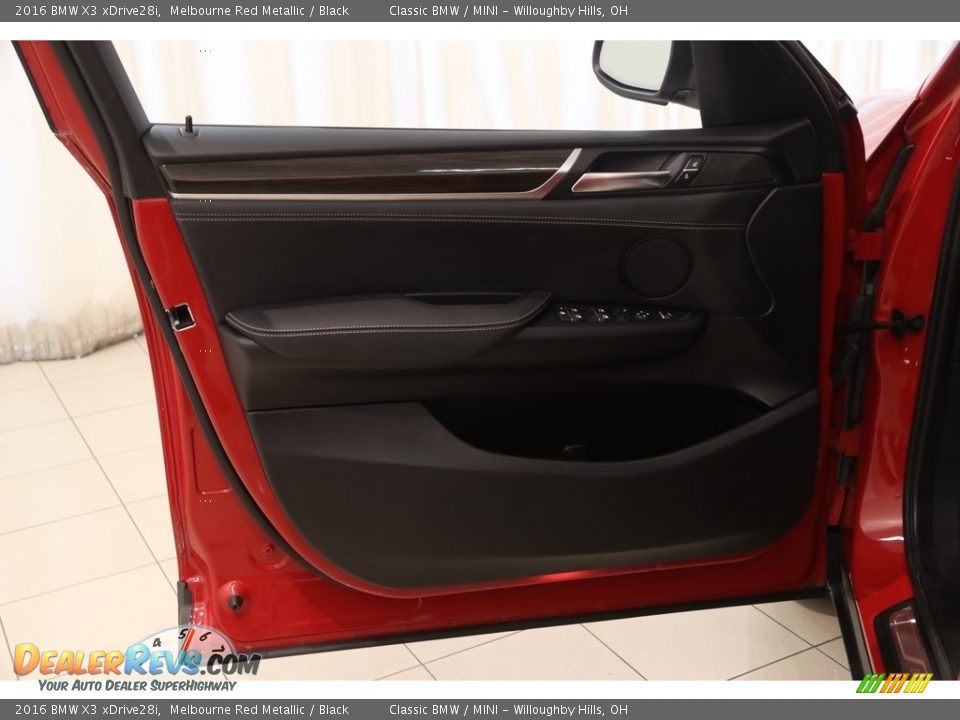 2016 BMW X3 xDrive28i Melbourne Red Metallic / Black Photo #4